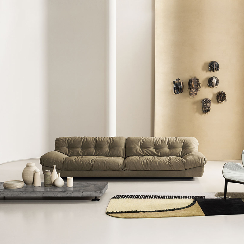 design italiano dormiente divano pigro di divano in pelle di divano di divano set set da divano set da soggiorno